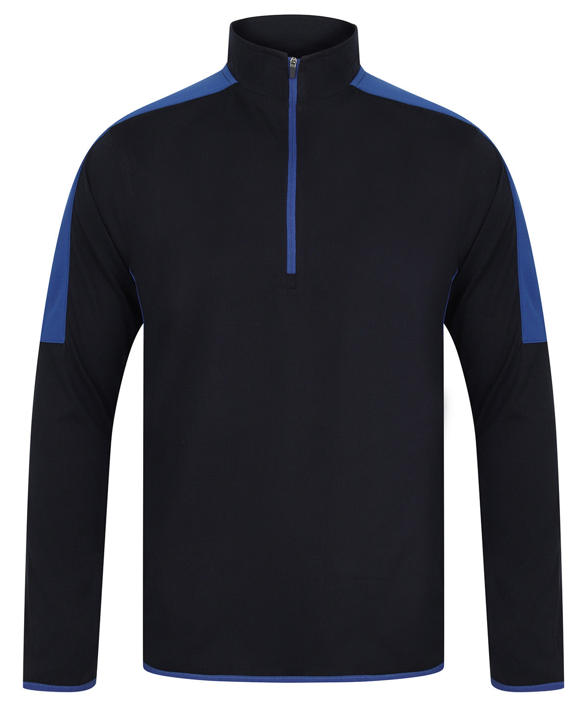 Íþróttatoppar - ¼ Zip Mid-layer With Contrast Panelling