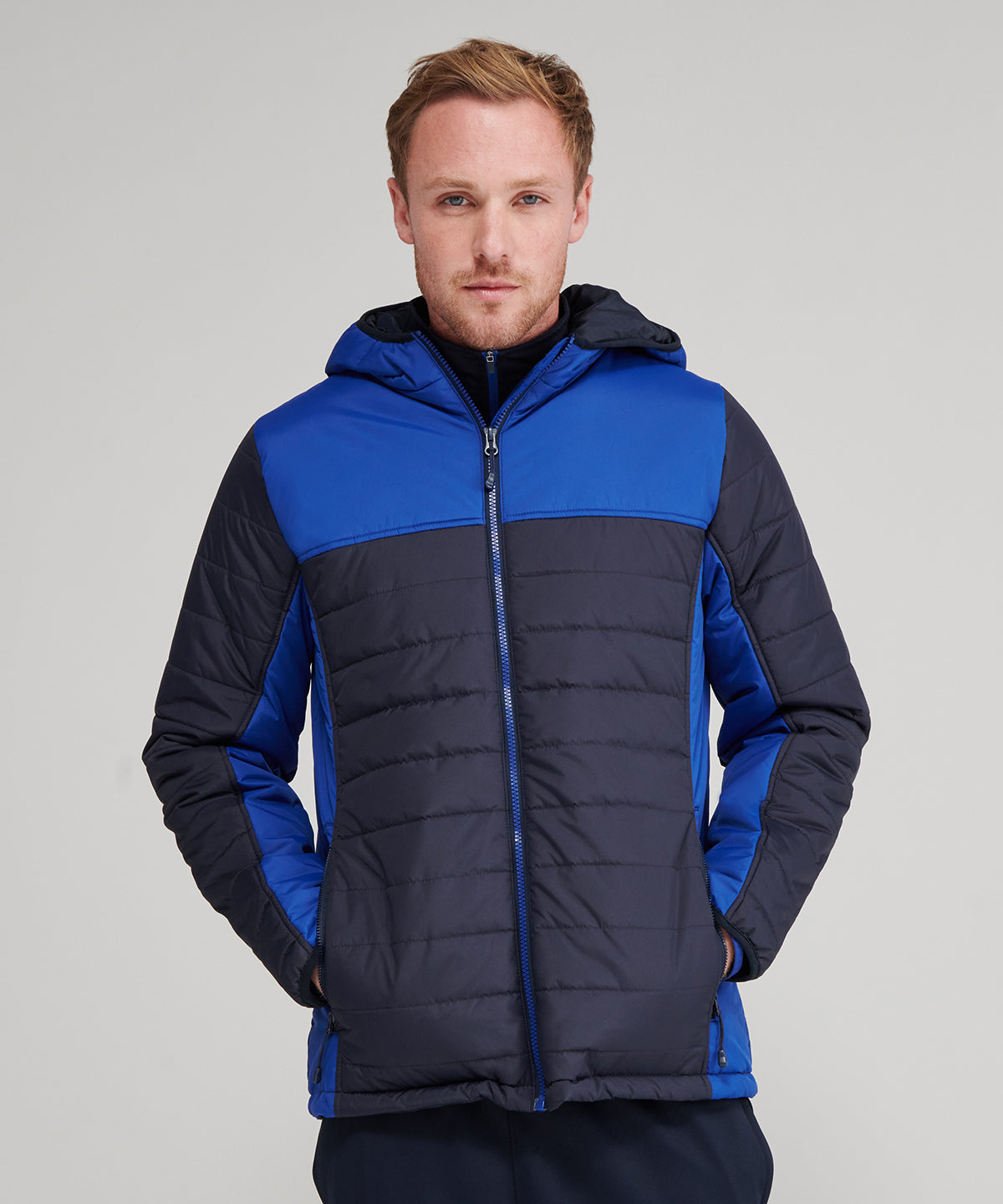 Jakkar - Hooded Contrast Padded Jacket