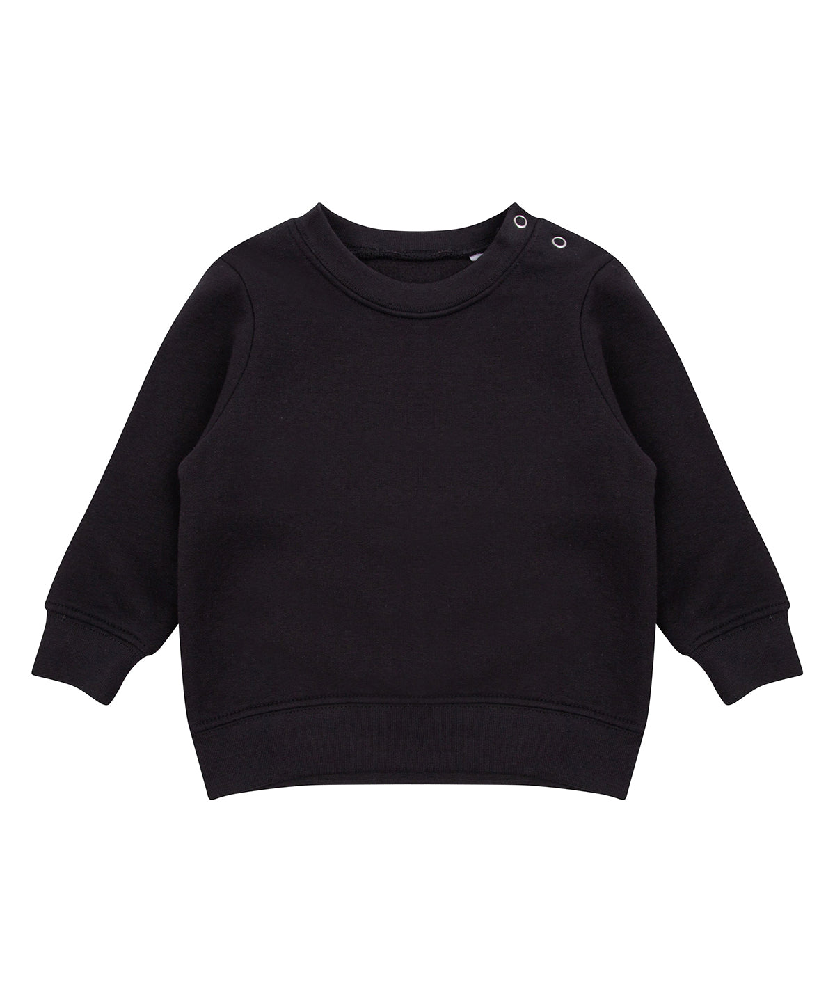 Háskólapeysur - Crew Neck Sweatshirt With Shoulder Poppers