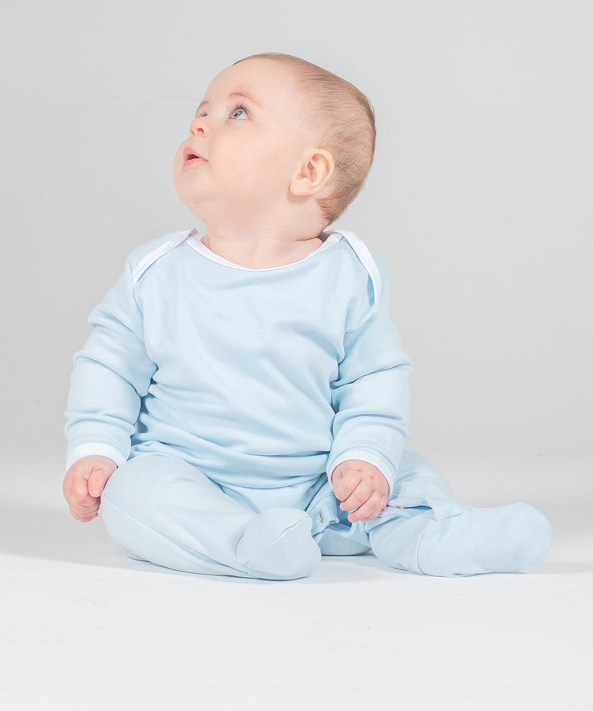 Náttföt - Contrast Long Sleeve Sleepsuit