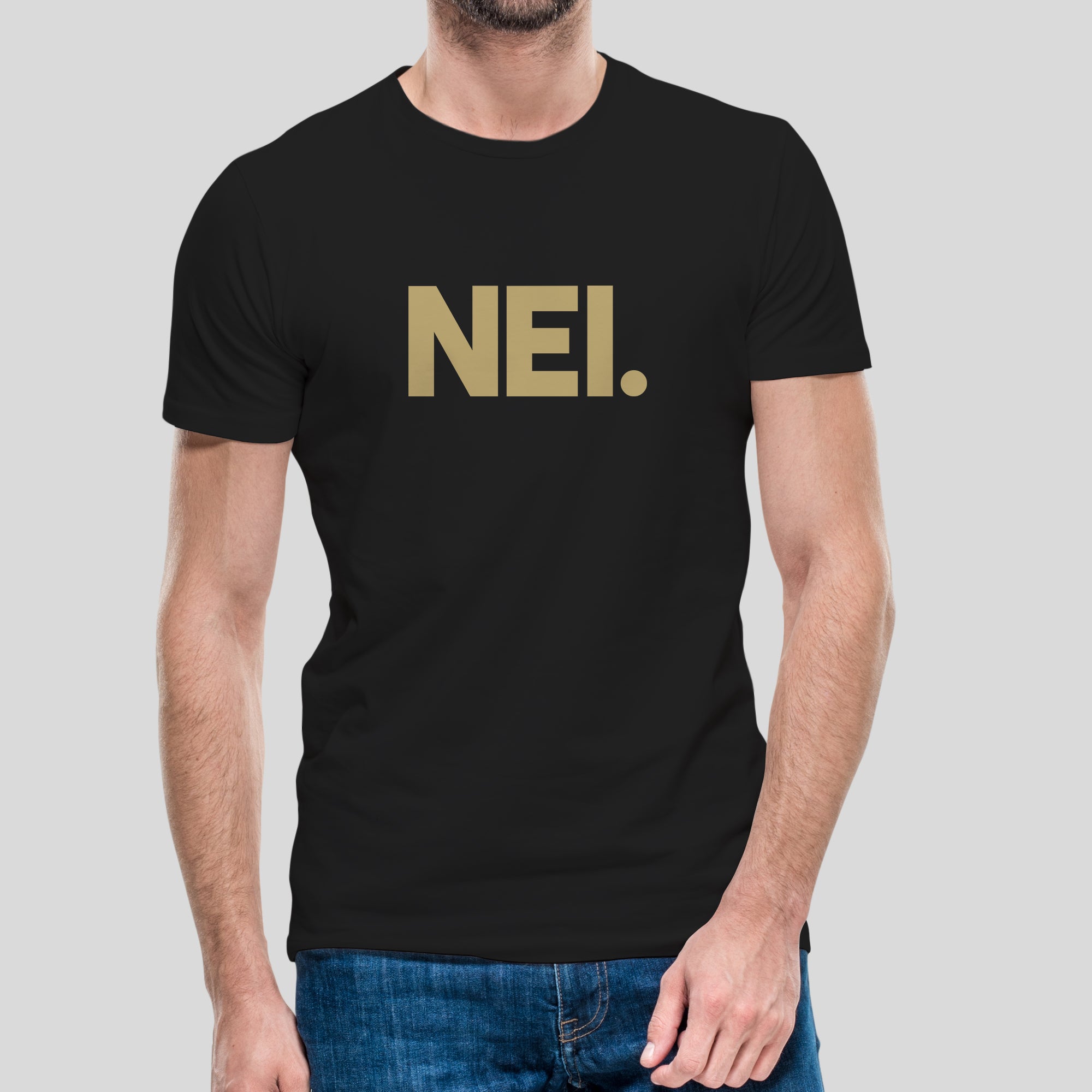 NEI - Svartur bolur