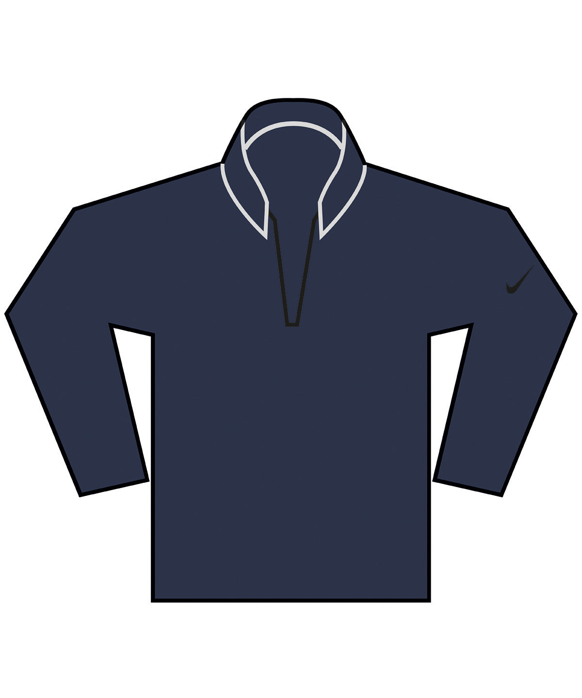 Háskólapeysur - Nike Victory Half-zip Top