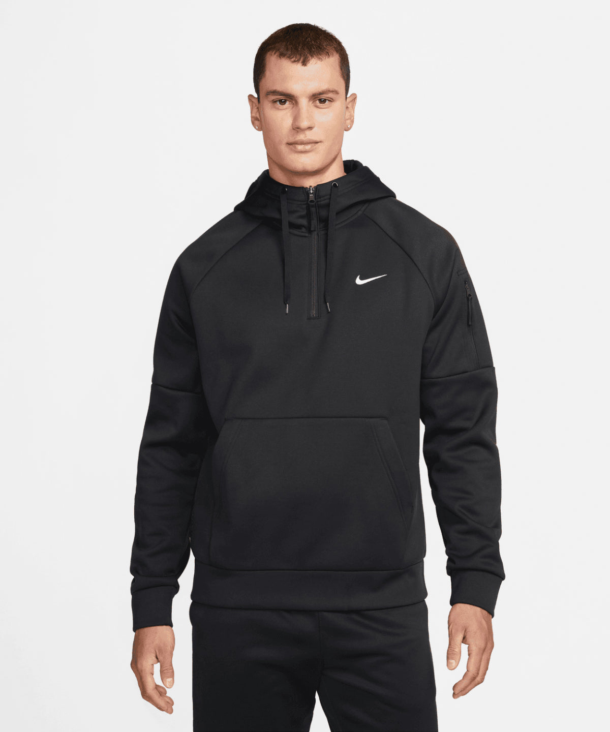 Hettupeysur - Nike Men’s 1/4 Zip Fitness Hoodie