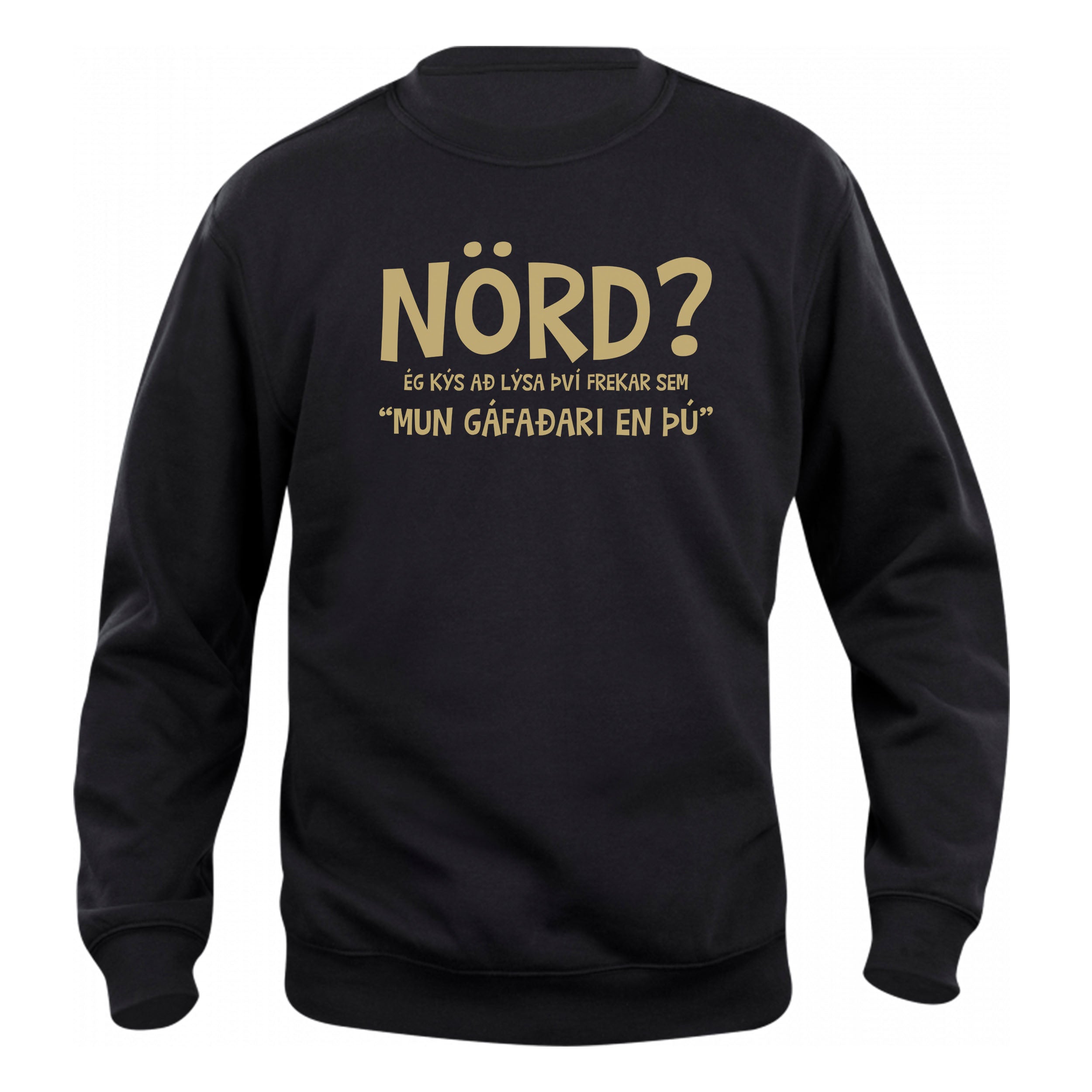 NÖRD - Peysa - Svört