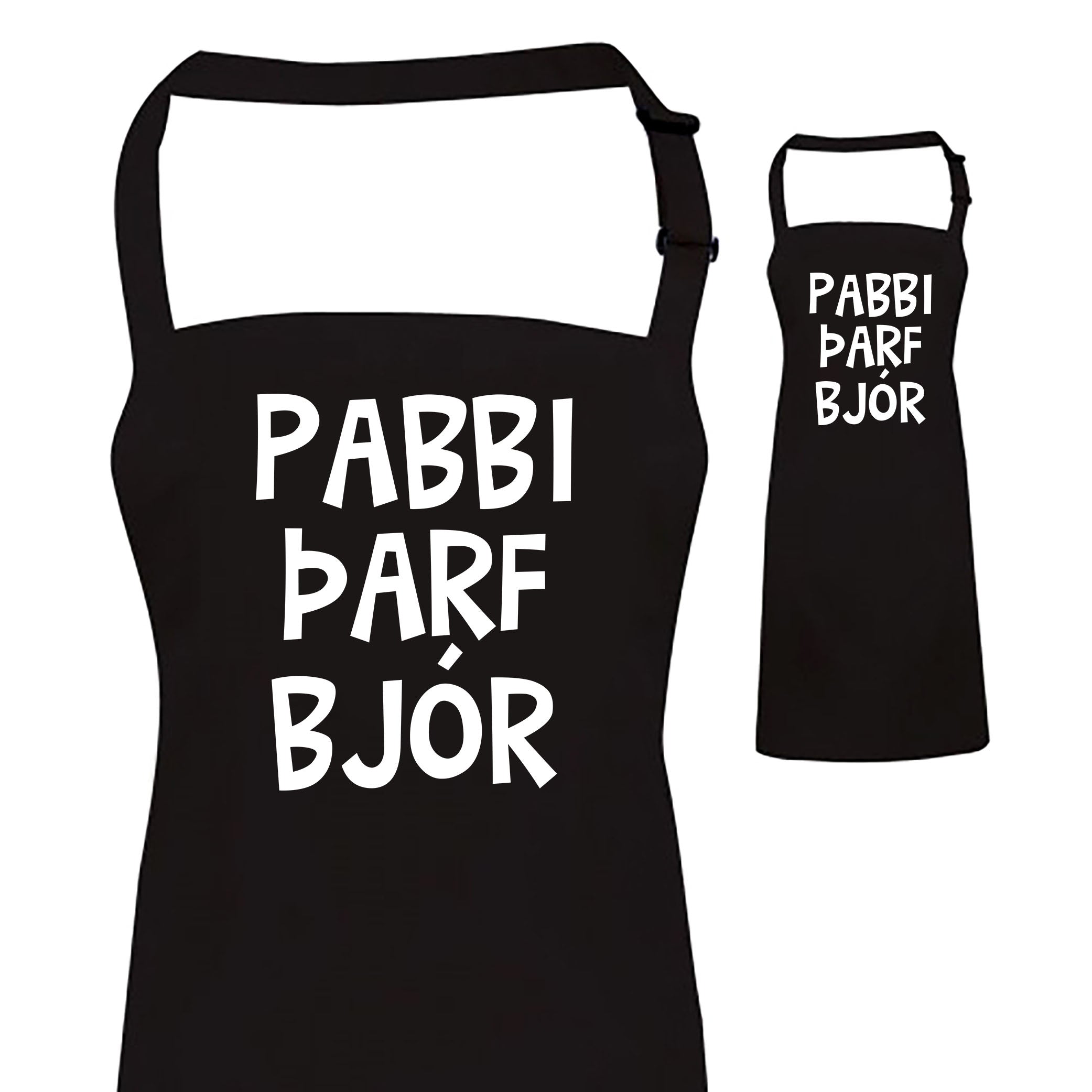 Pabbi þarf bjór - Svunta