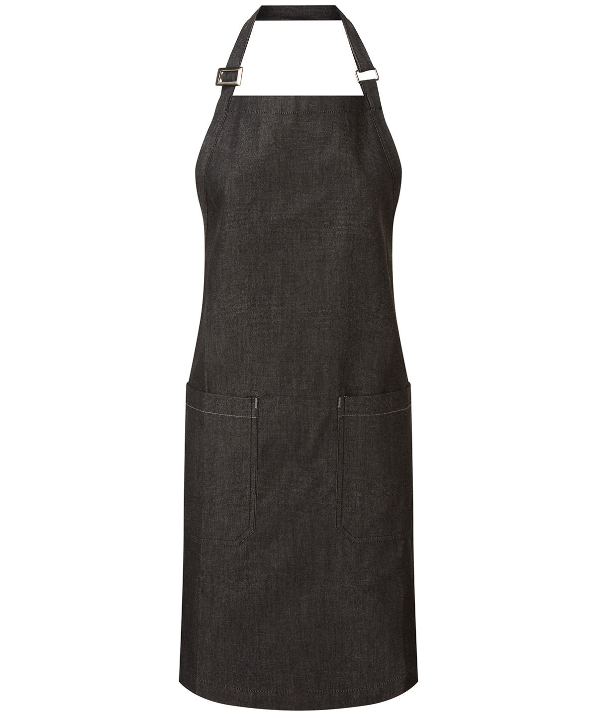 Svuntur - Cotton Denim Bib Apron, Organic And Fairtrade Certified