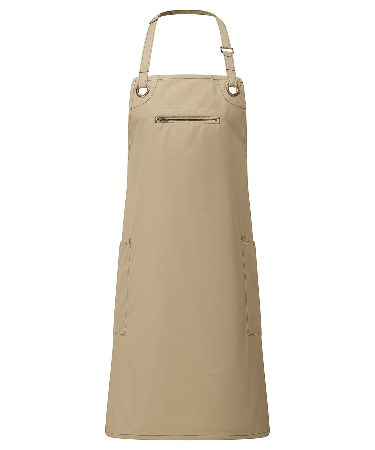 Svuntur - ‘Barley’ Contrast Stitch Bib Apron