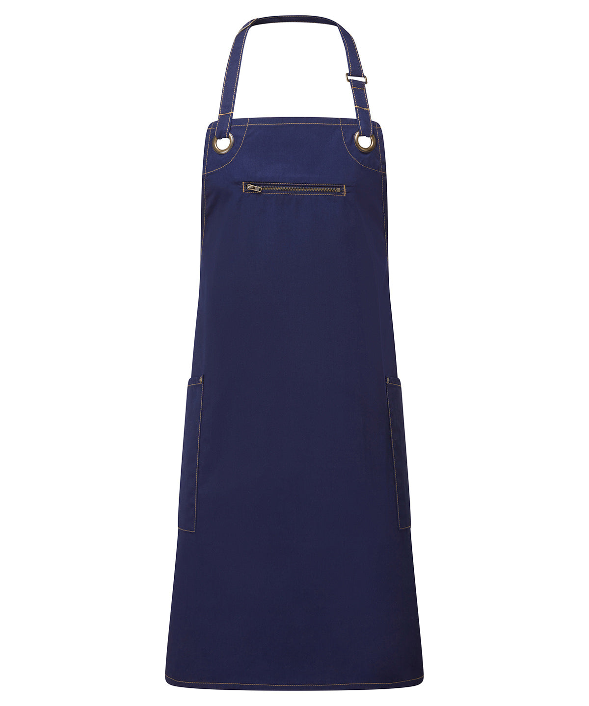 Svuntur - ‘Barley’ Contrast Stitch Bib Apron