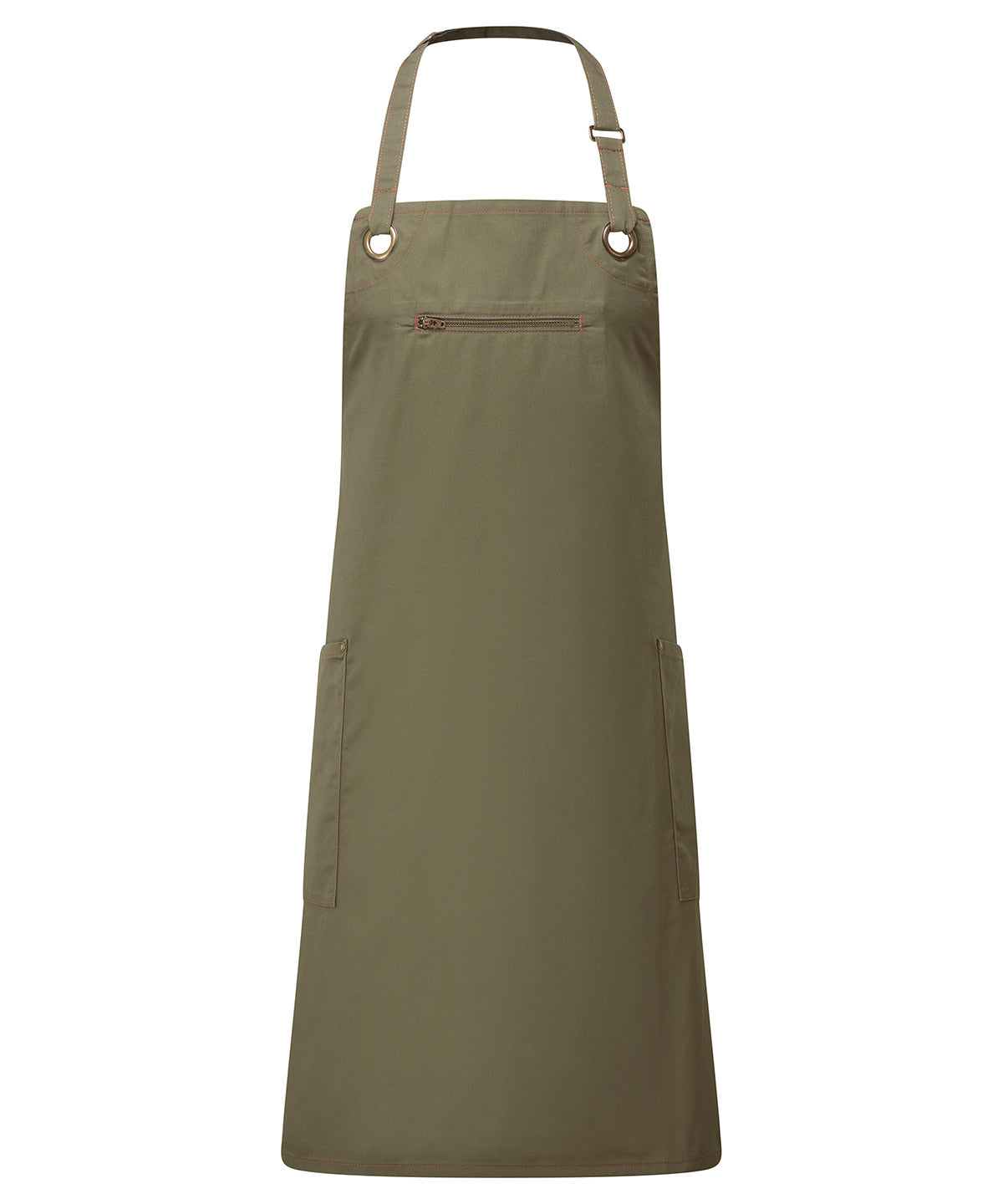 Svuntur - ‘Barley’ Contrast Stitch Bib Apron