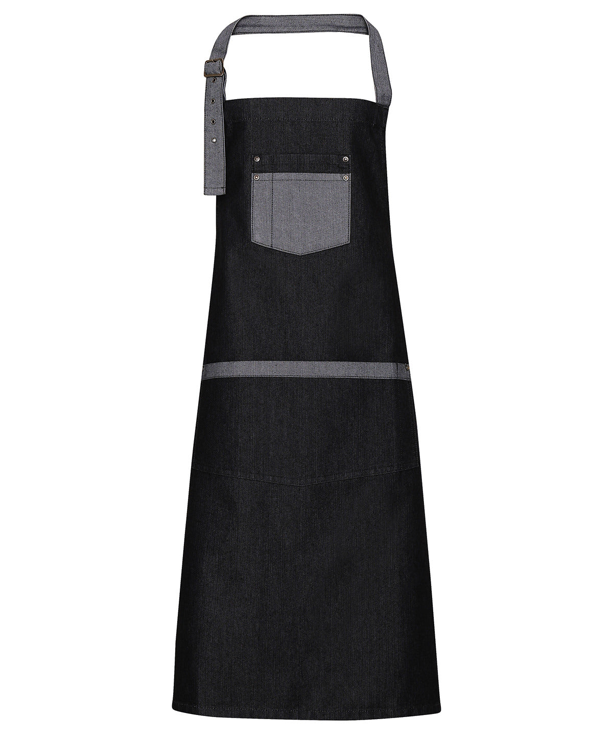 Svuntur - Domain Contrast Denim Bib Apron