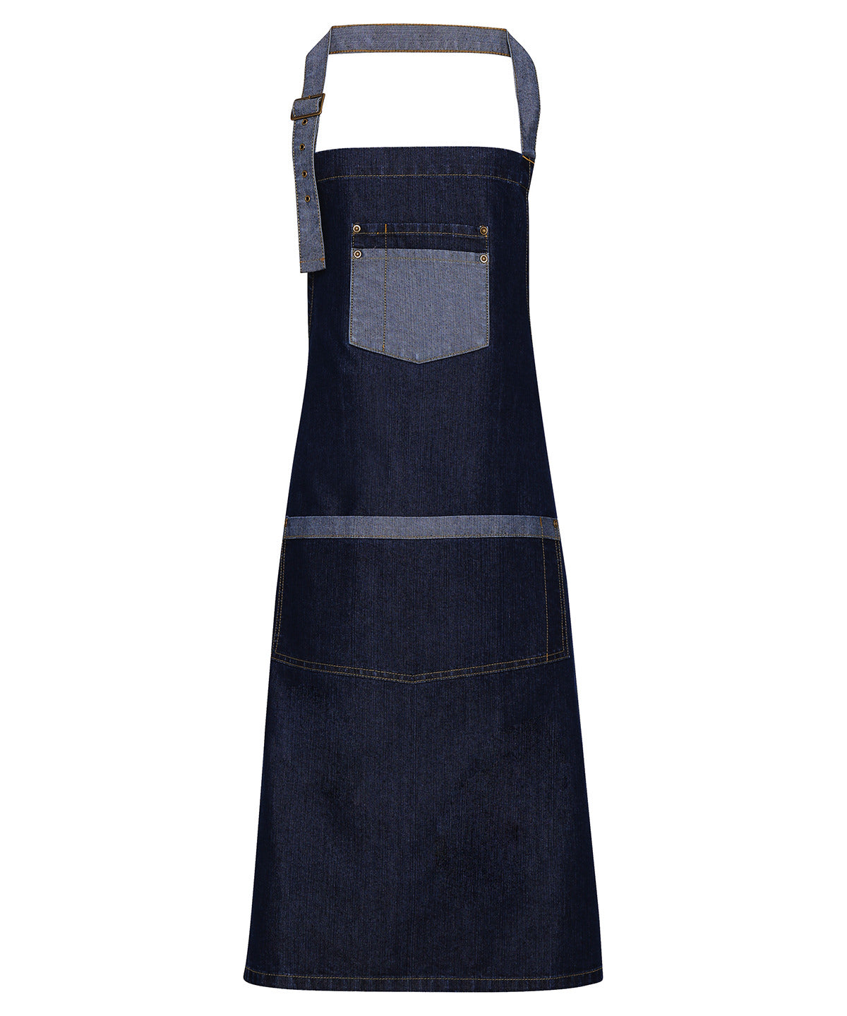 Svuntur - Domain Contrast Denim Bib Apron