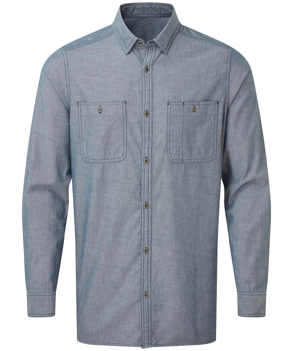 Bolir - Men’s Chambray Shirt, Organic And Fairtrade Certified