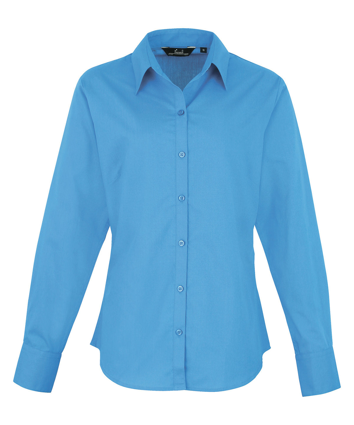 Blússur - Women's Poplin Long Sleeve Blouse