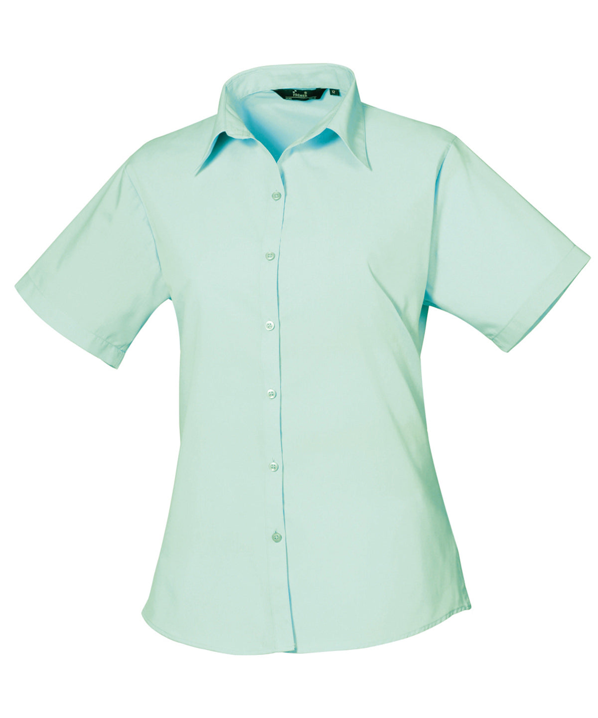 Blússur - Women's Short Sleeve Poplin Blouse