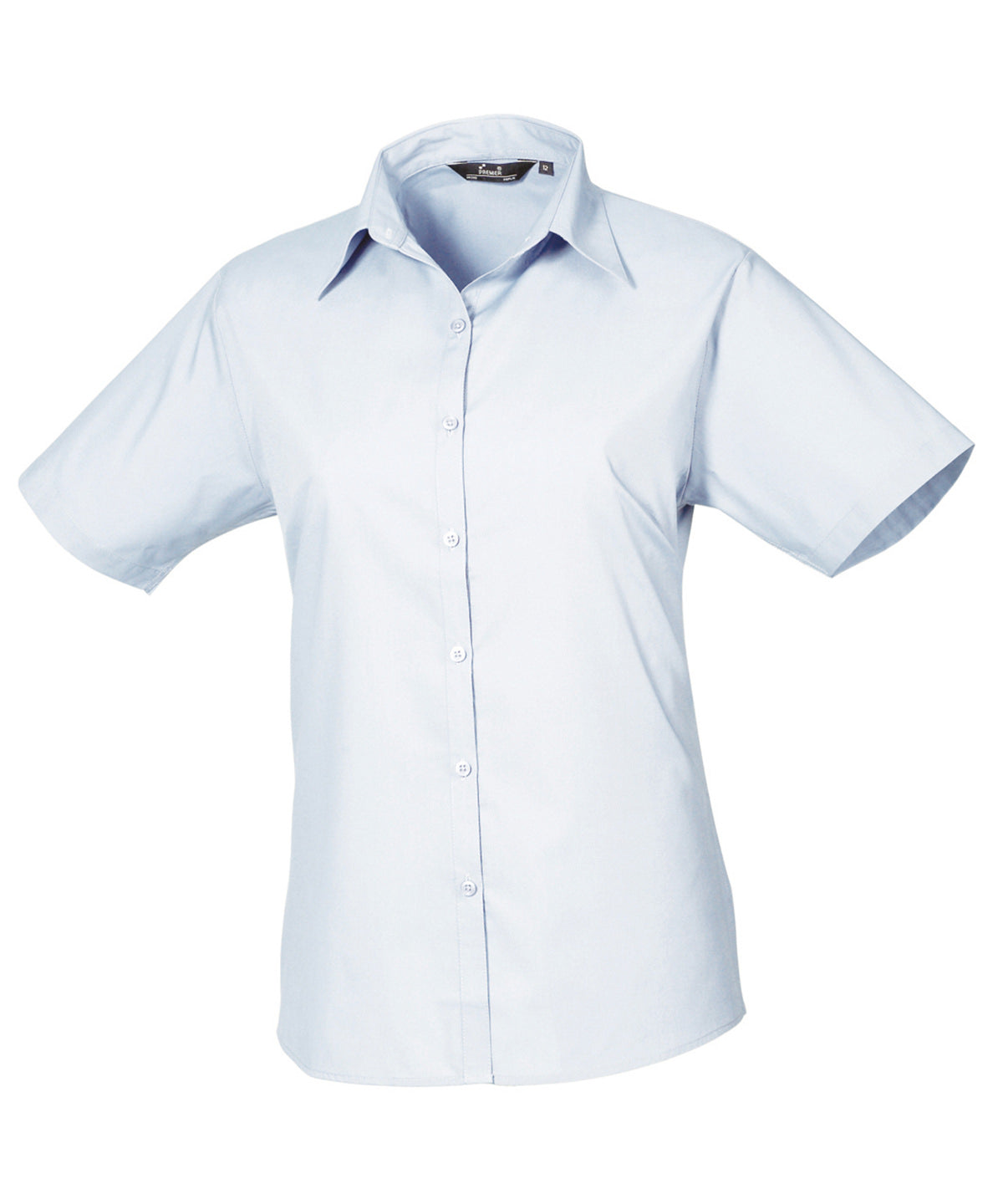 Blússur - Women's Short Sleeve Poplin Blouse