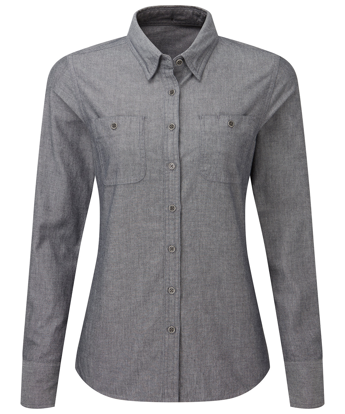 Bolir - Women’s Chambray Shirt, Organic And Fairtrade Certified