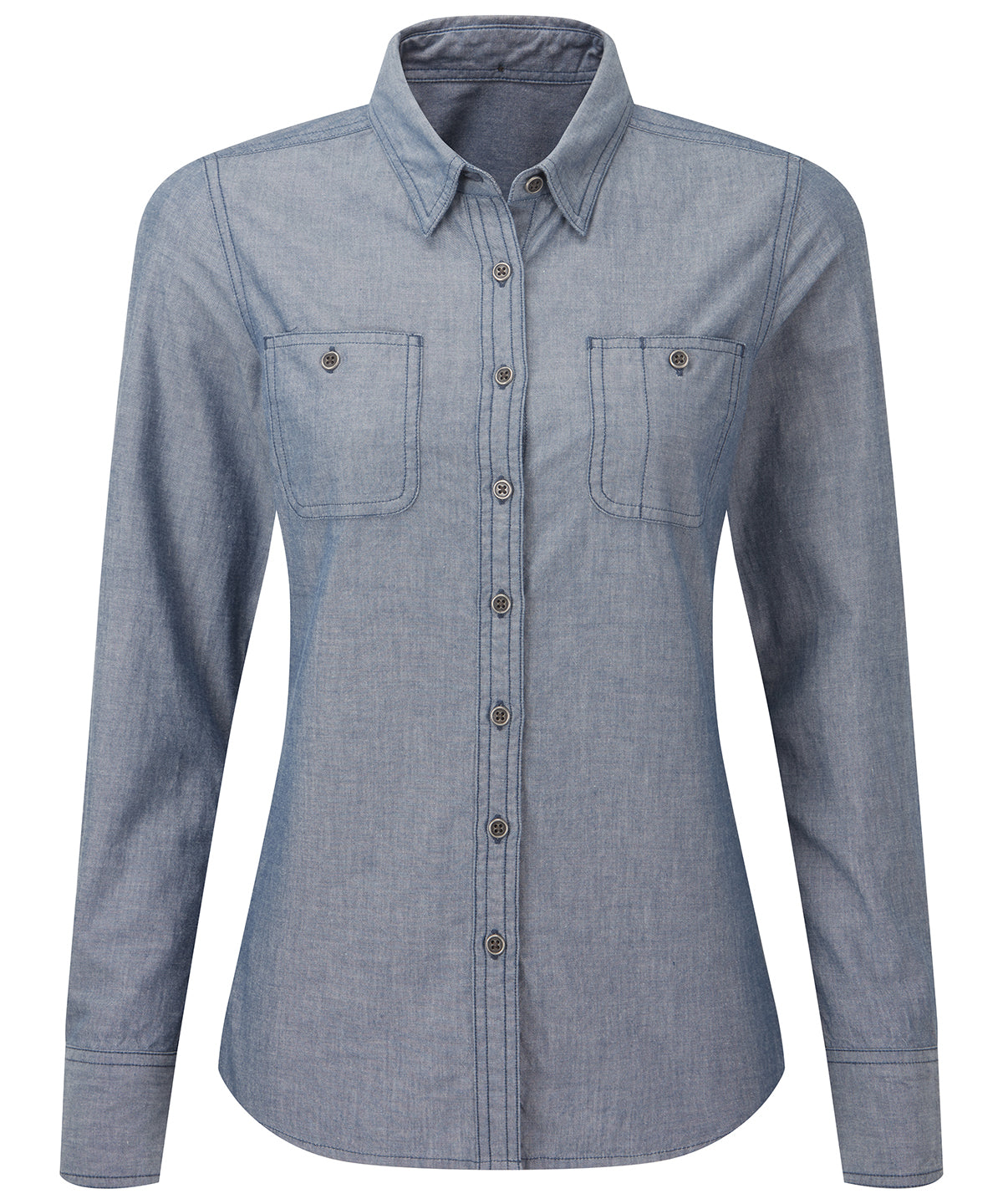 Bolir - Women’s Chambray Shirt, Organic And Fairtrade Certified