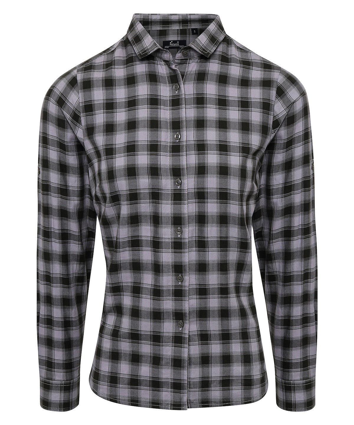 Bolir - Women's Mulligan Check Cotton Long Sleeve Shirt