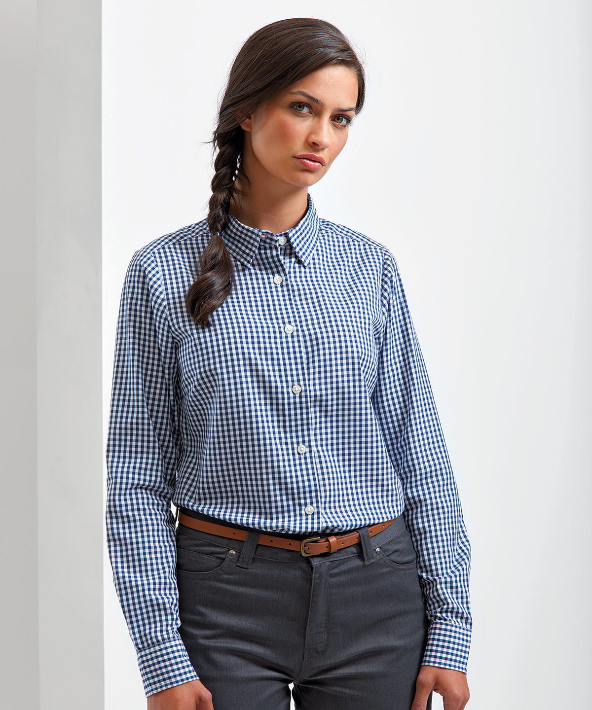 Blússur - Women's Maxton Check Long Sleeve Shirt