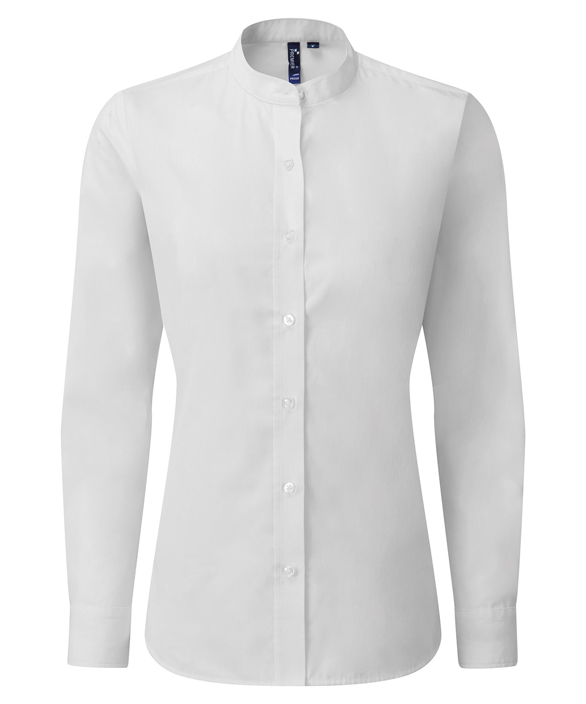 Bolir - Women's Banded Collar 'grandad' Shirt