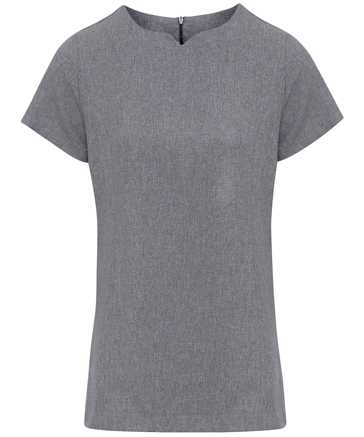 Tunics - Viola 'linen Look' Cut Neck Beauty Tunic