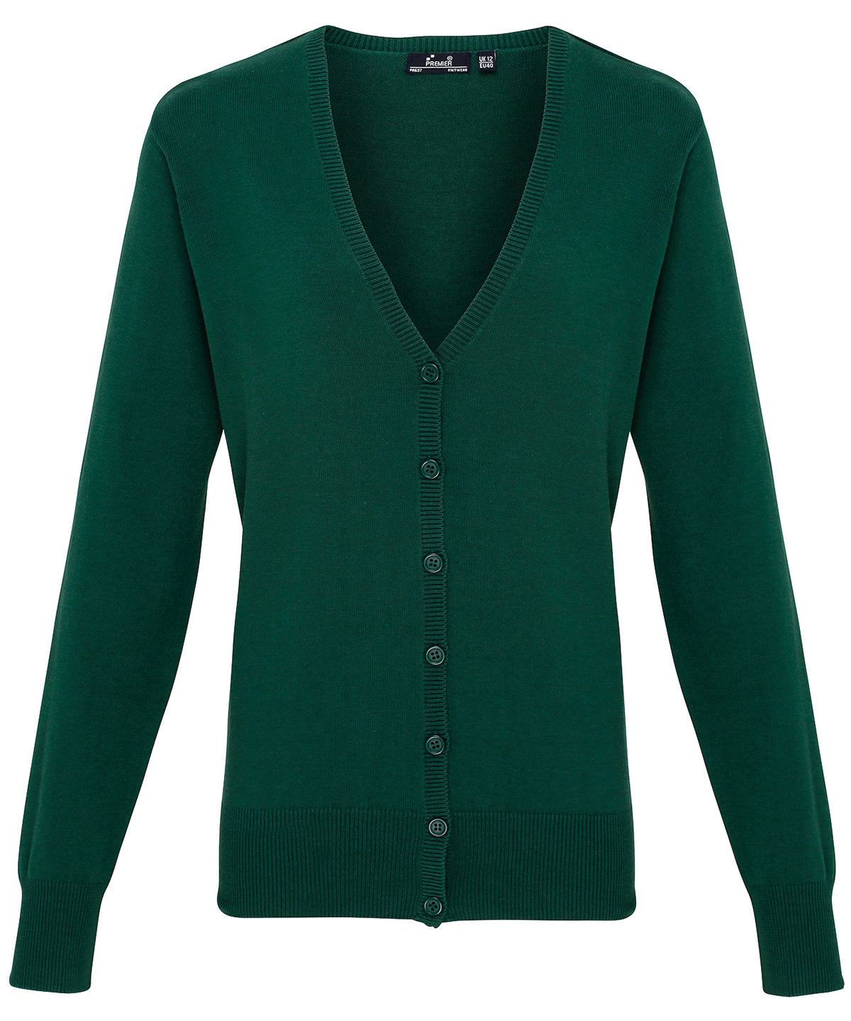 Cardigans - Women's Button-through Knitted Cardigan