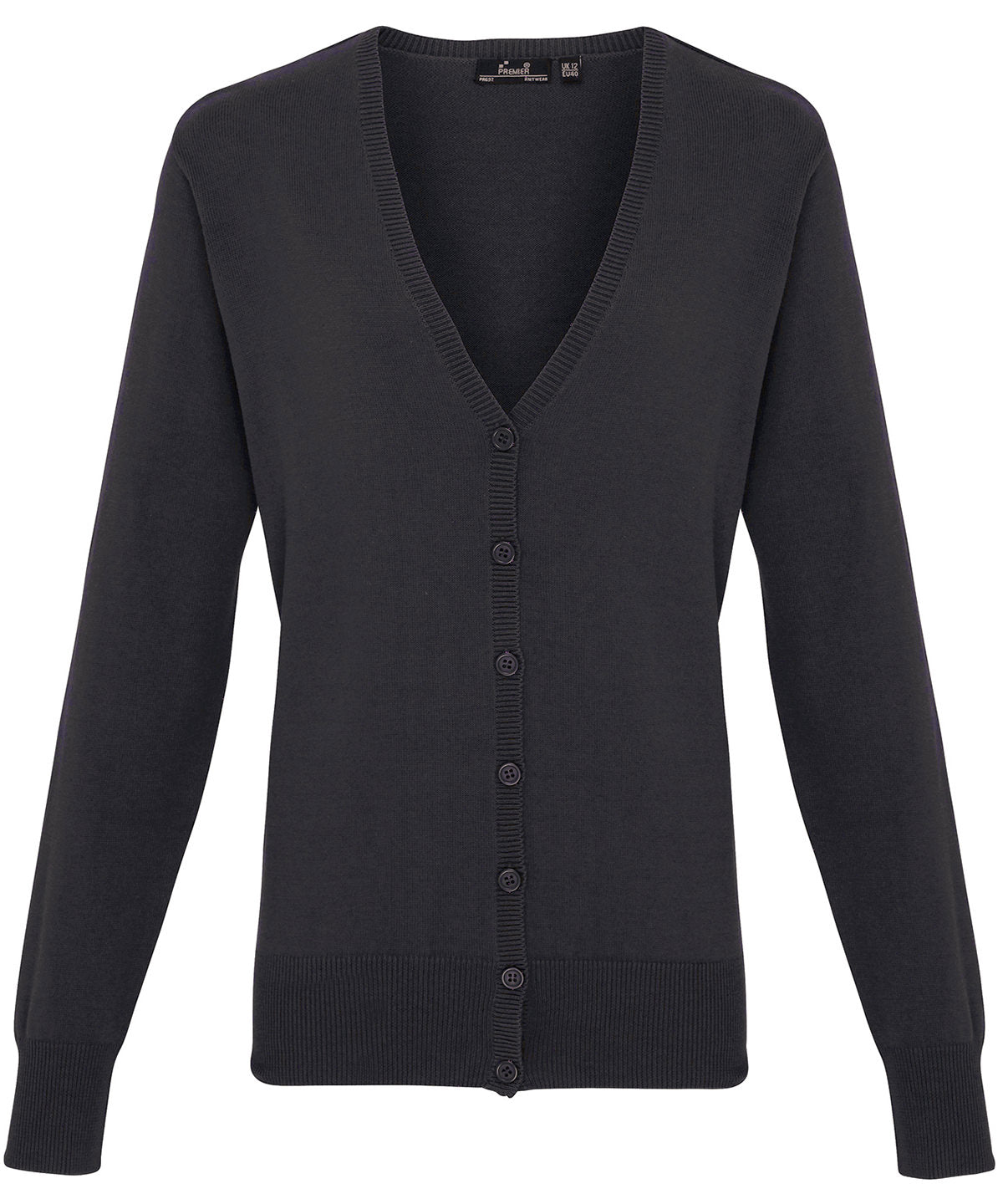 Cardigans - Women's Button-through Knitted Cardigan