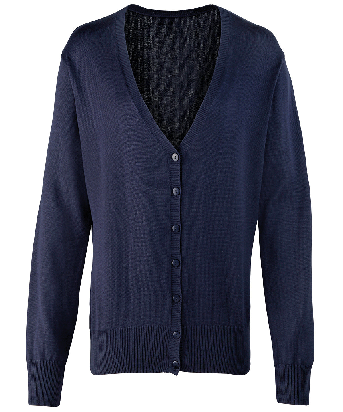 Cardigans - Women's Button-through Knitted Cardigan