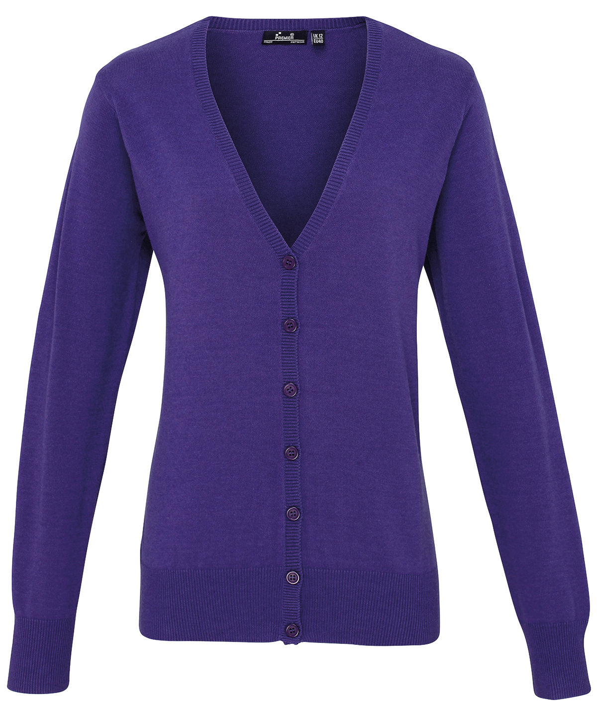 Cardigans - Women's Button-through Knitted Cardigan