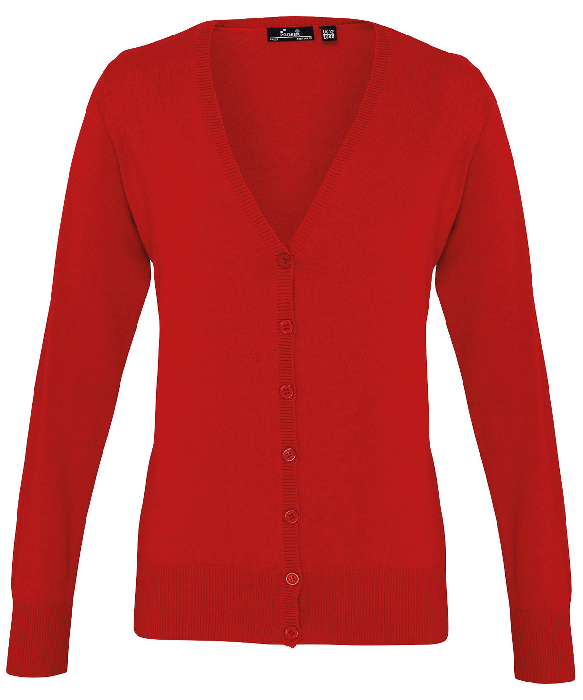 Cardigans - Women's Button-through Knitted Cardigan
