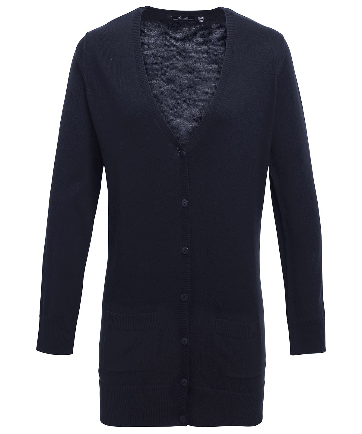 Cardigans - Women's Longline Knitted Cardigan