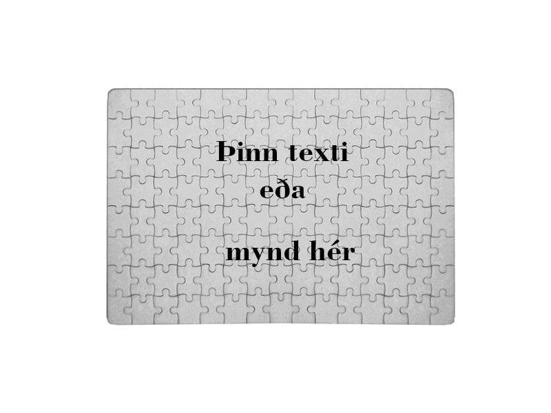 Púsl 19x24cm - Hannaðu þitt eigið púsl