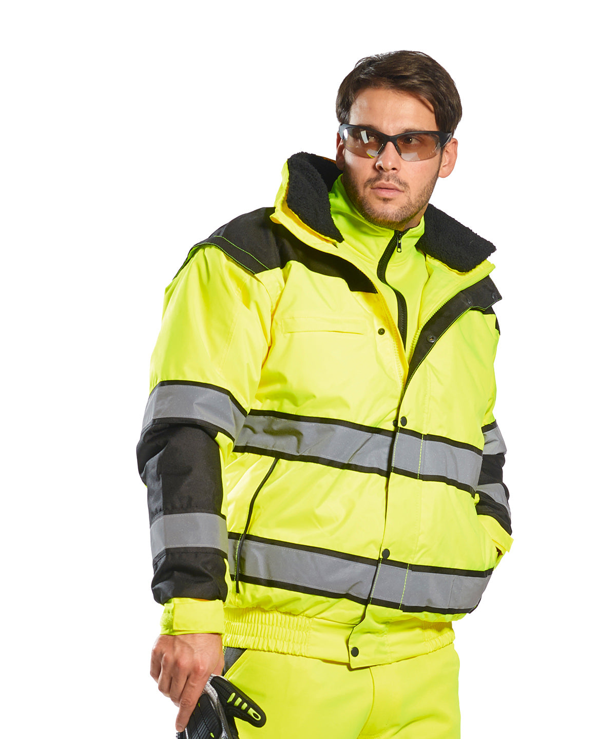 Jakkar - Hi-vis Classic Bomber Jacket (C466)