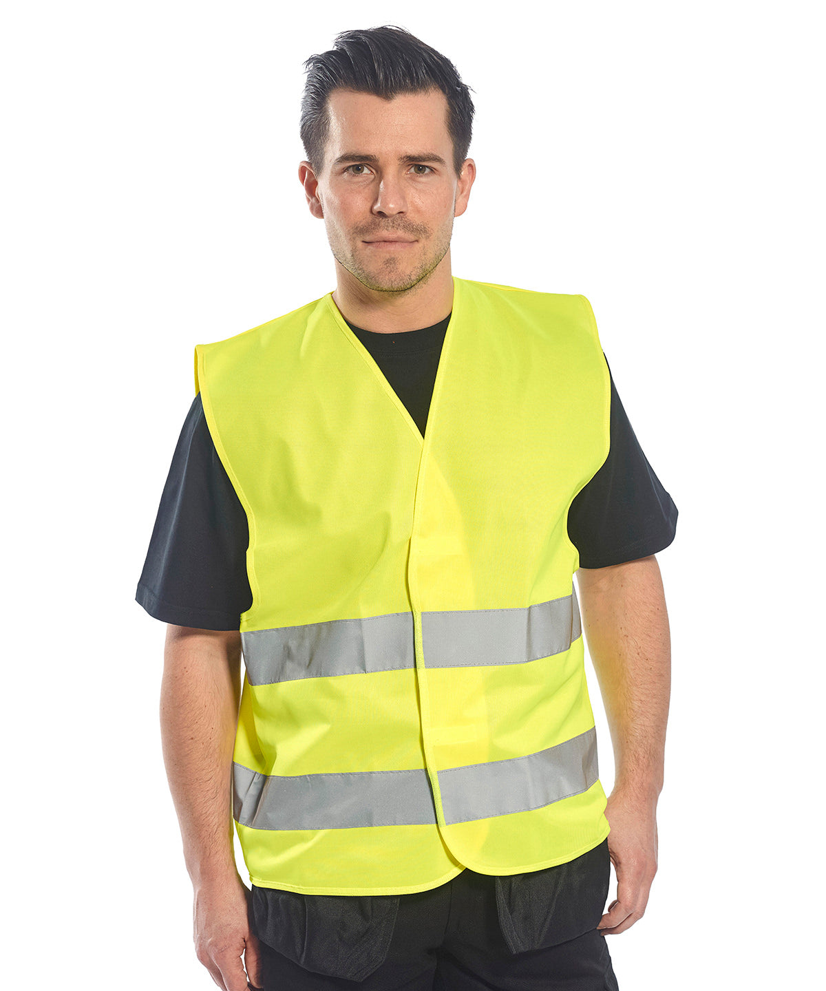 Öryggisvesti - Hi-vis Two-band Vest (C474)