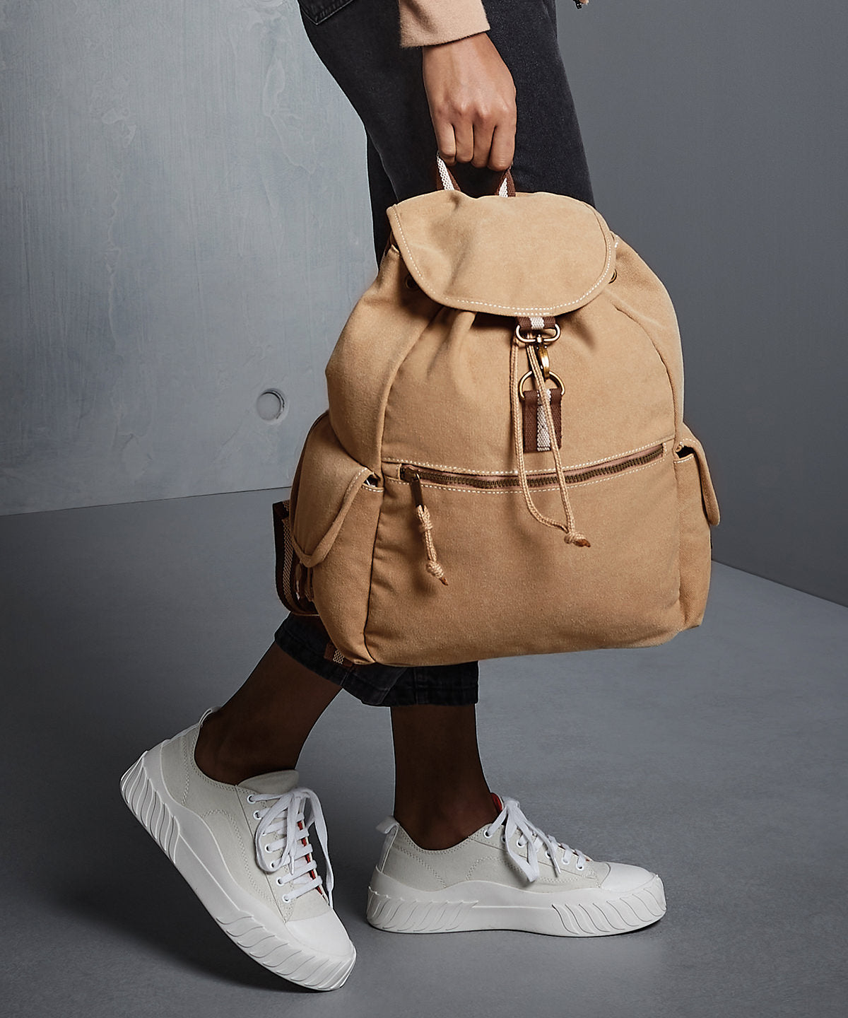 Töskur - Vintage Canvas Backpack