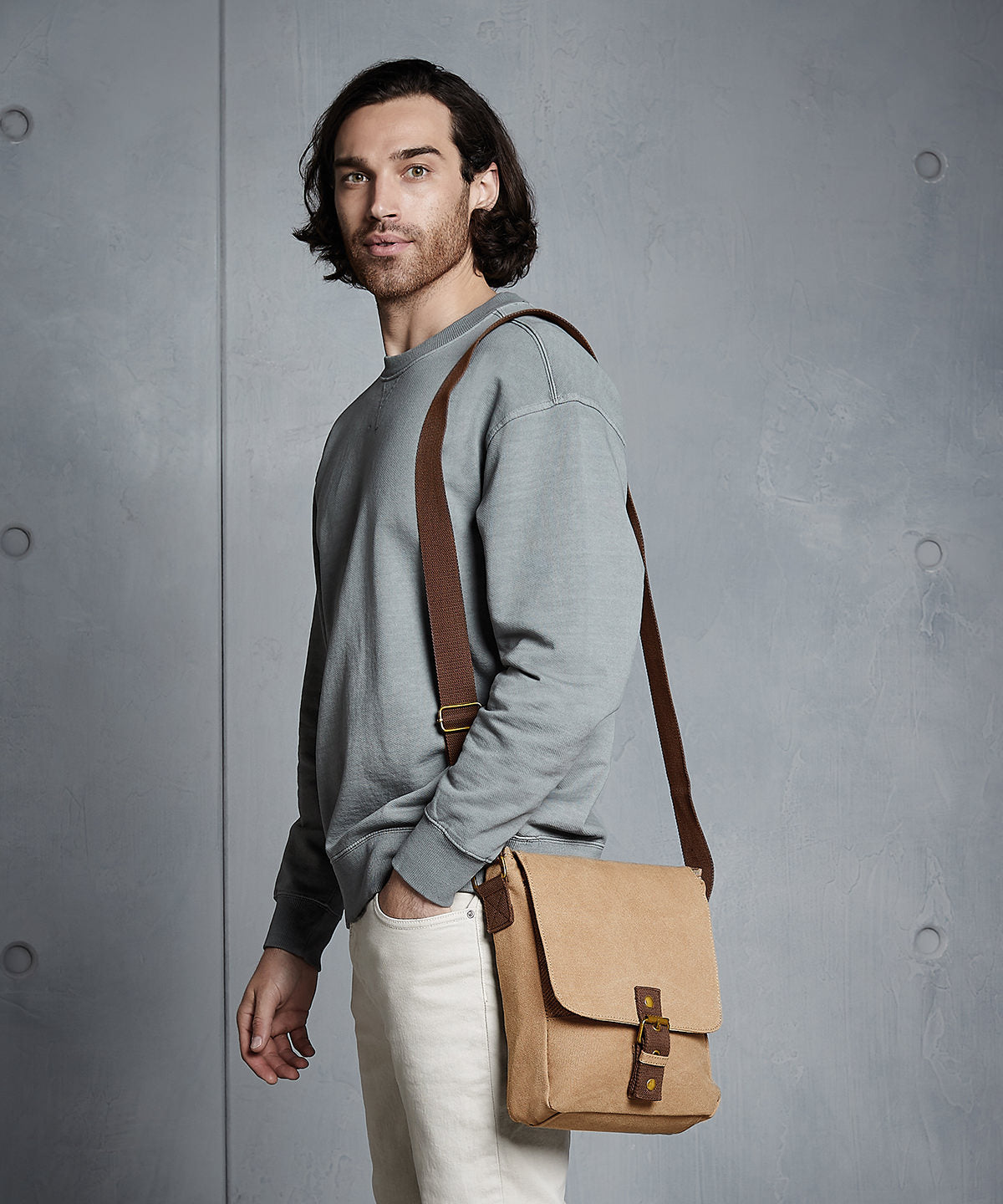 Töskur - Vintage Canvas IPad/tablet Reporter