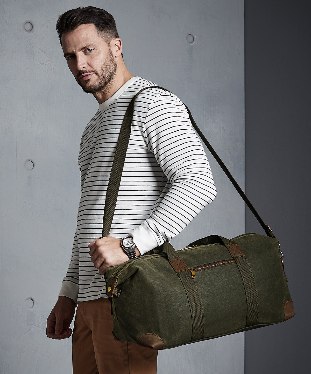 Töskur - Heritage Waxed Canvas Holdall