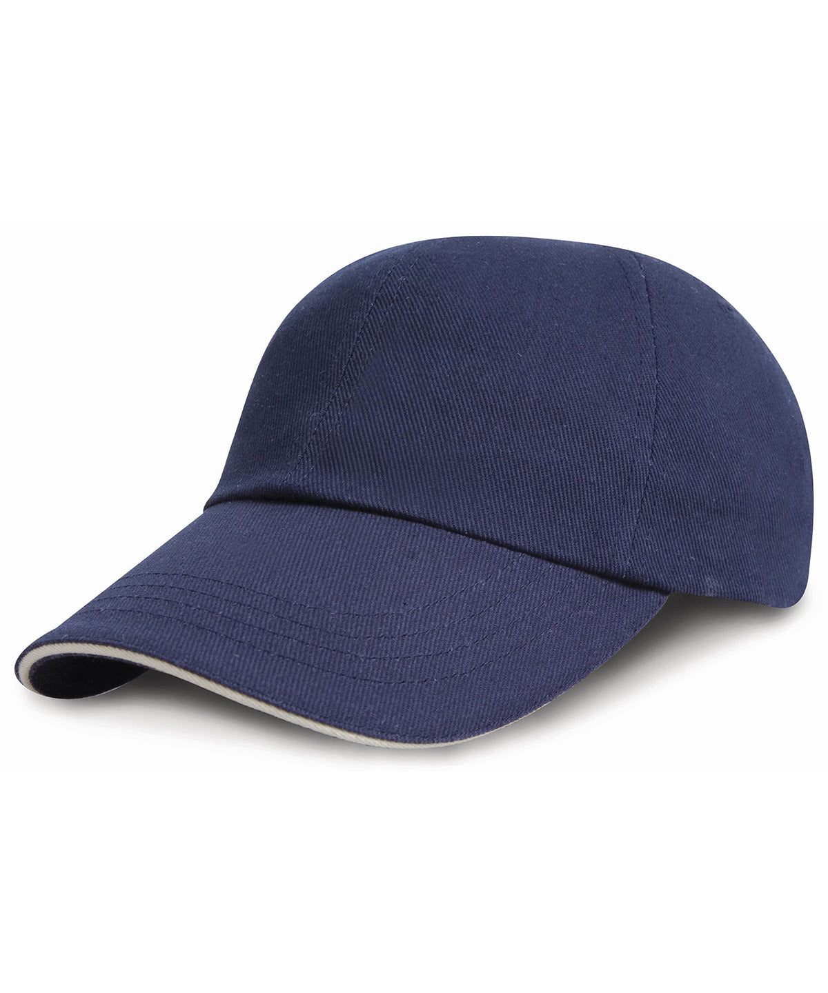 Húfur - Junior Low-profile Heavy Brushed Cotton Cap With Sandwich Peak