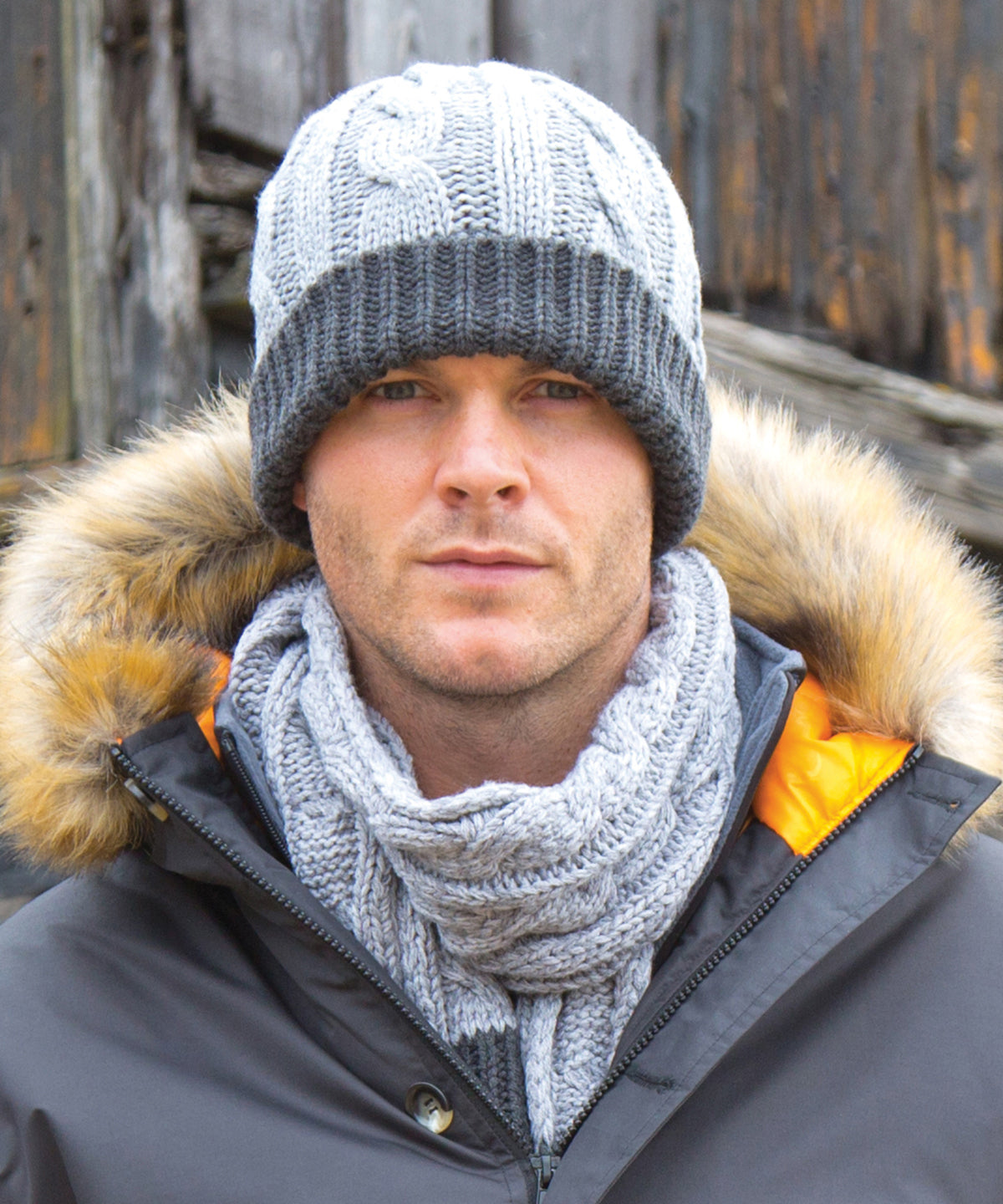 Klútar - Shades Of Grey Scarf