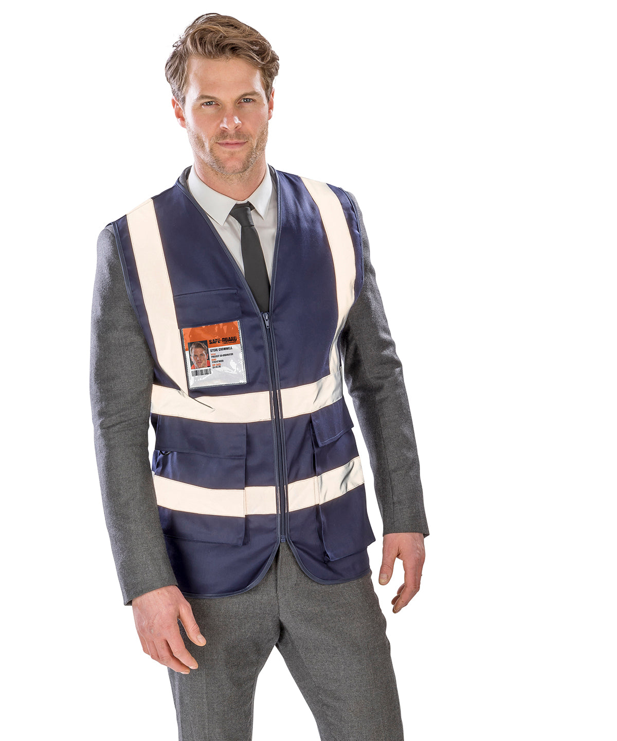 Öryggisvesti - Heavy Duty Polycotton Security Vest