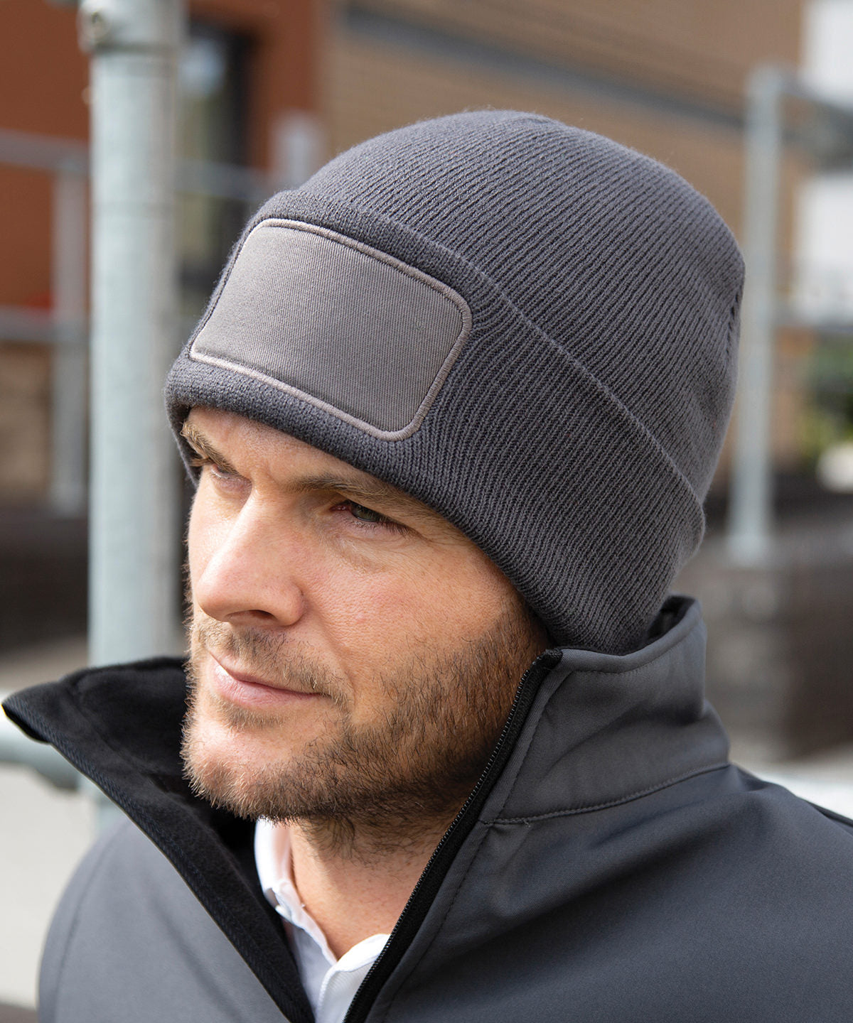 Húfur - Double-knit Printers Beanie
