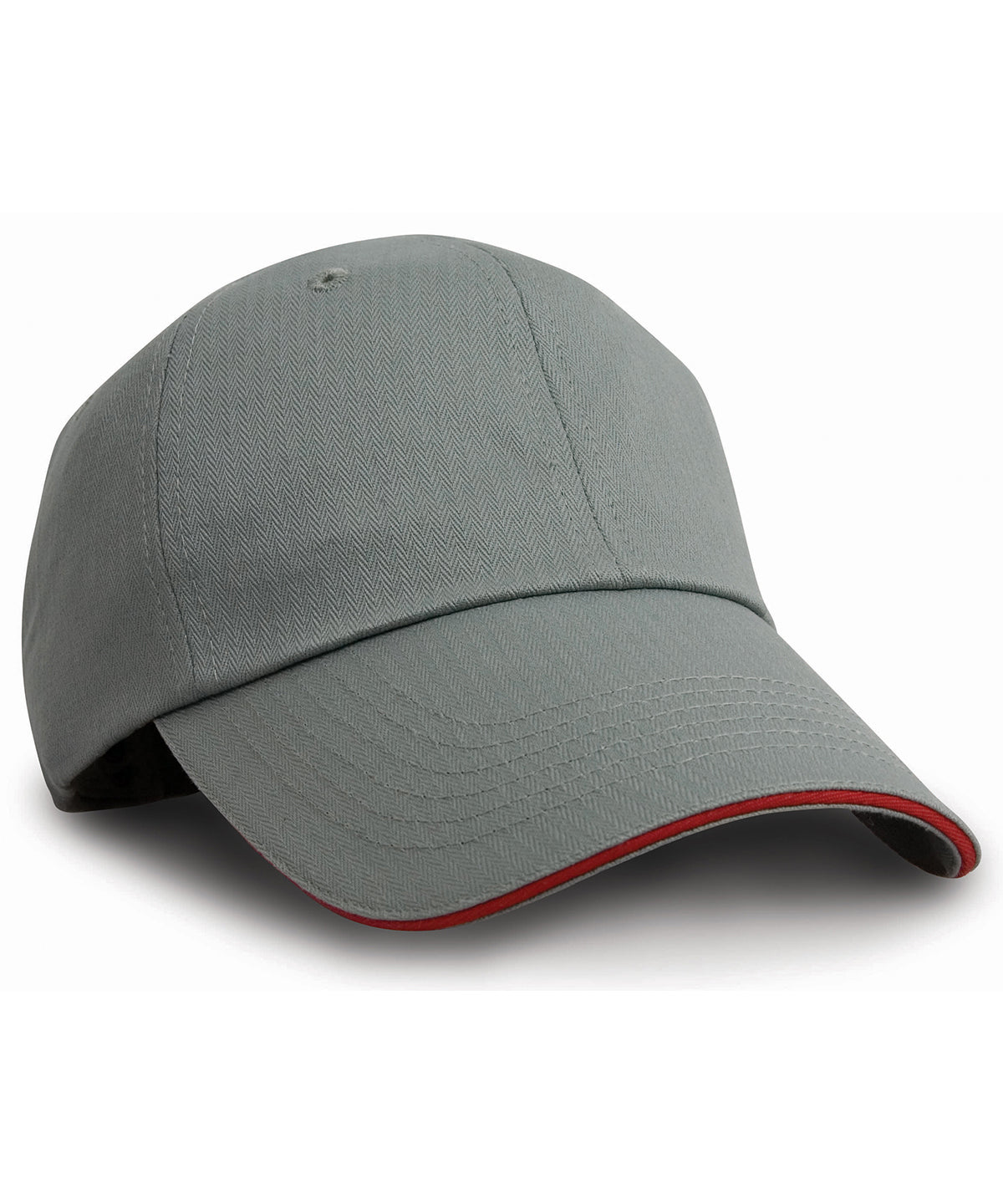 Húfur - Herringbone Cap With Sandwich Peak