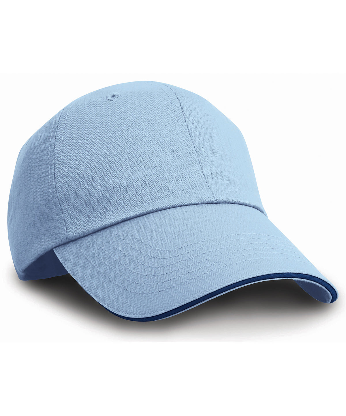 Húfur - Herringbone Cap With Sandwich Peak
