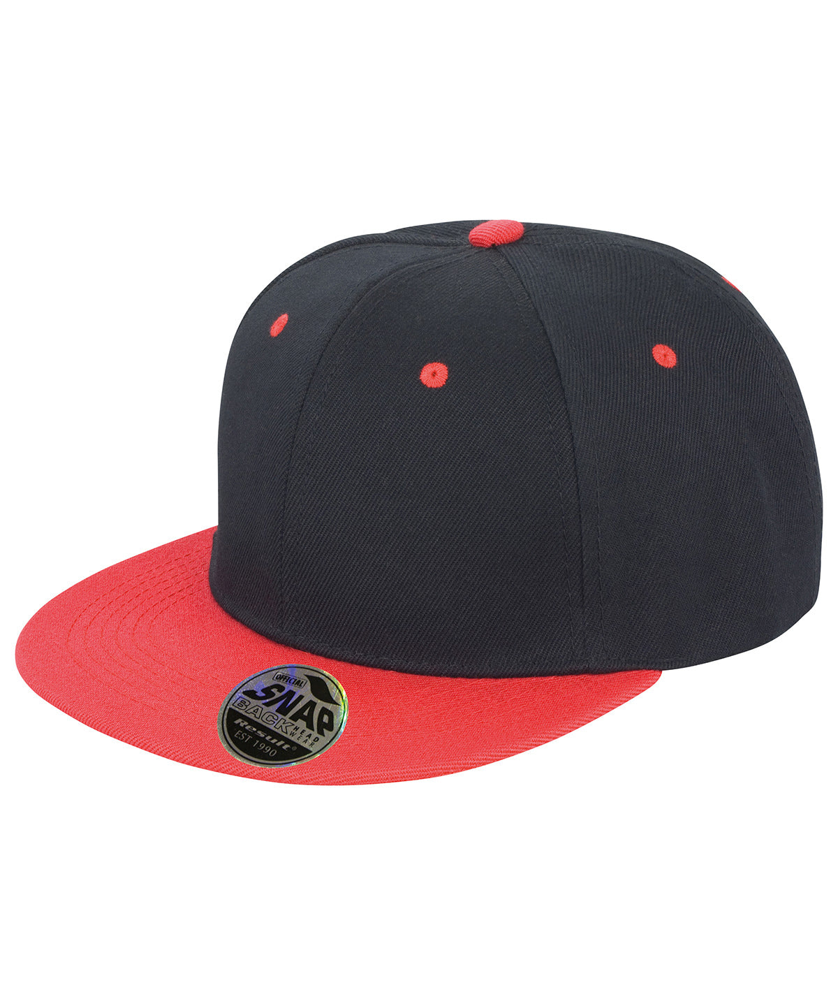 Húfur - Bronx Original Flat Peak Snapback Dual Colour Cap