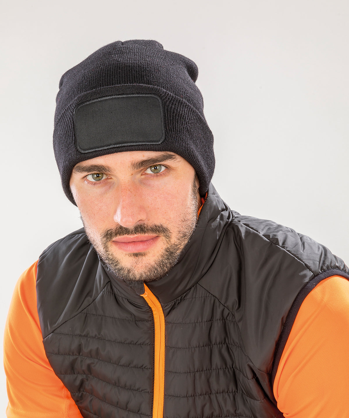 Húfur - Recycled Double Knit Printers Beanie