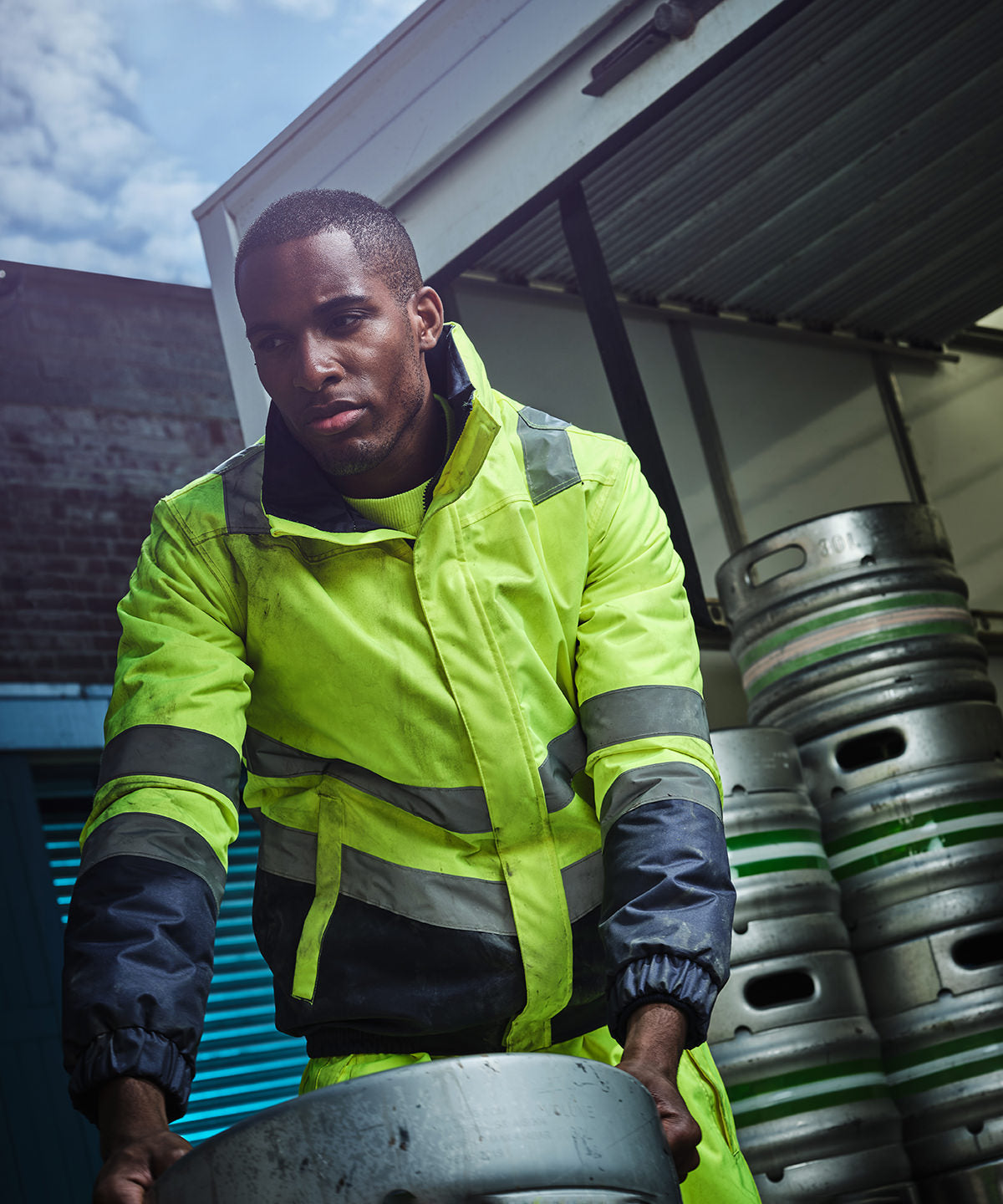 Jakkar - Pro Hi-vis Classic Bomber Jacket