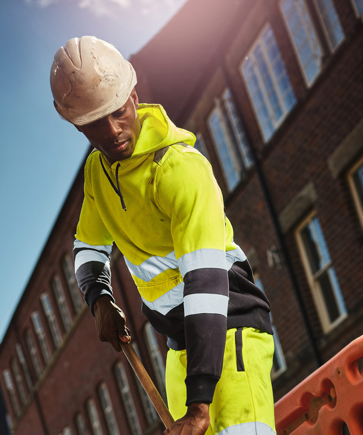 Hettupeysur - Pro Hi-vis Overhead Hoodie