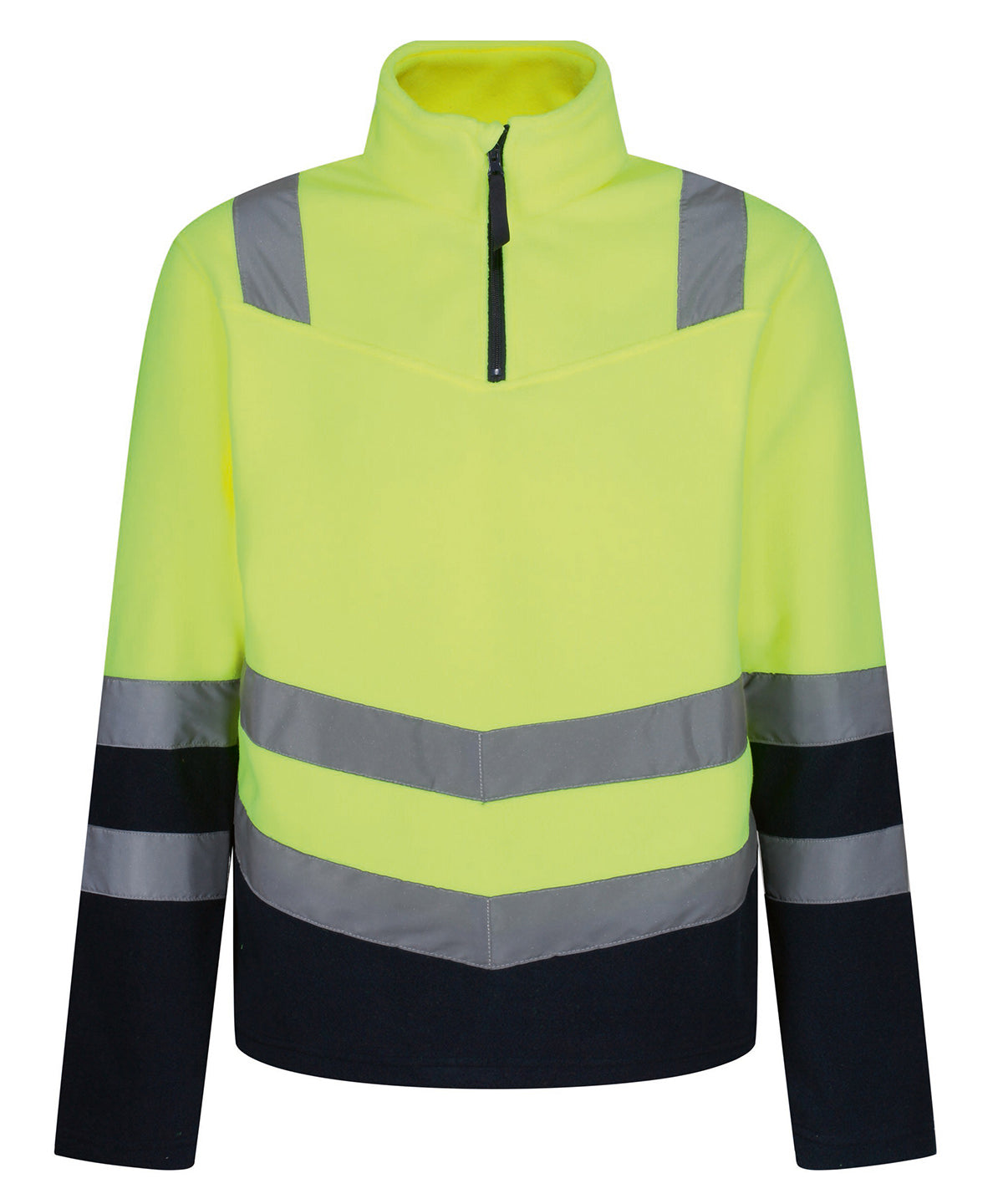Flíspeysur - Pro Hi-vis Half Zip Fleece Top