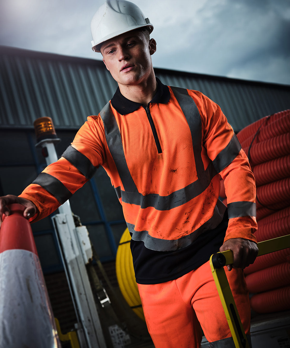 Pólóbolir Pro Hi-vis Ls Polo Shirt RG4641