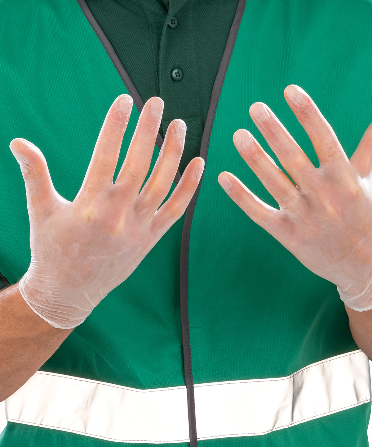 Hanska - Medical Vinyl Examination Gloves Clear (Pack Of 100)